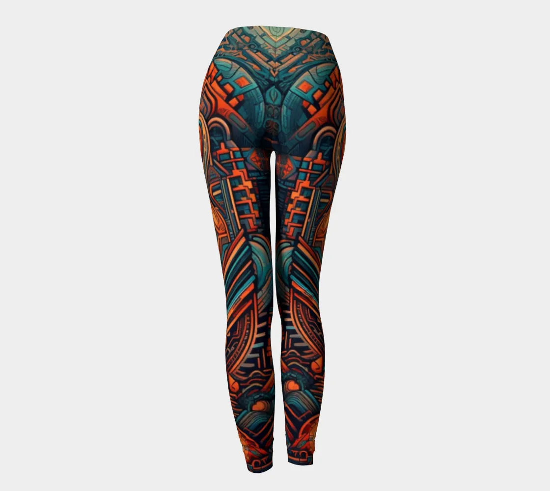 ORGANCE CHAKRA LEGGINGS | ACIDMATH AI