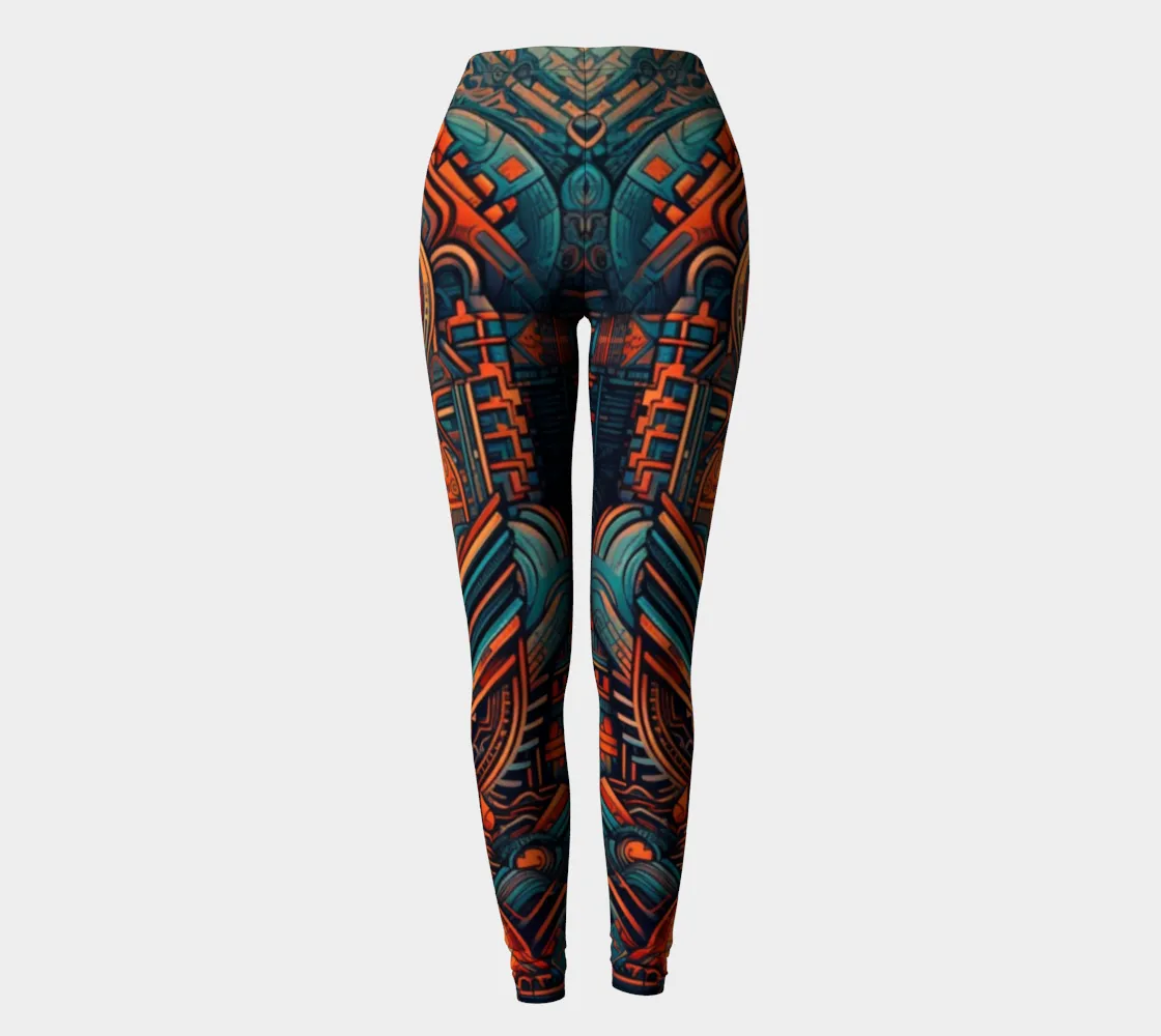 ORGANCE CHAKRA LEGGINGS | ACIDMATH AI