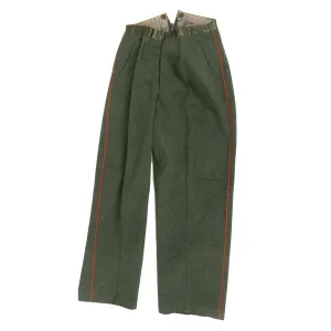 Original Imperial German WWI Scarce 1910 Pattern Private Purchase Uniform Trousers with Silk Waistband