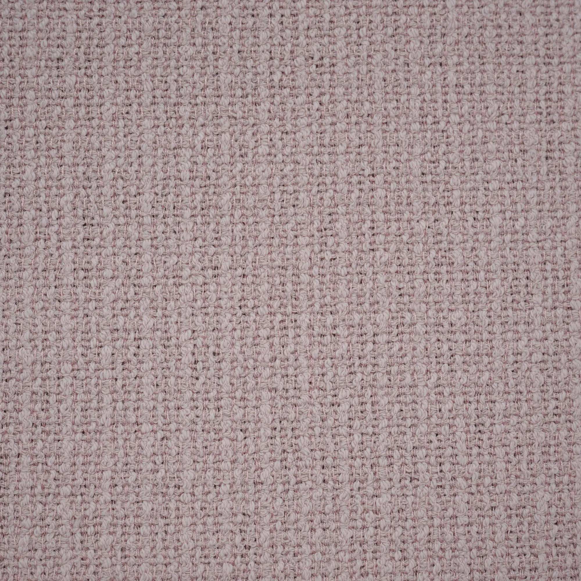 Pink Abstract Texture Threaded Tweed Boucle