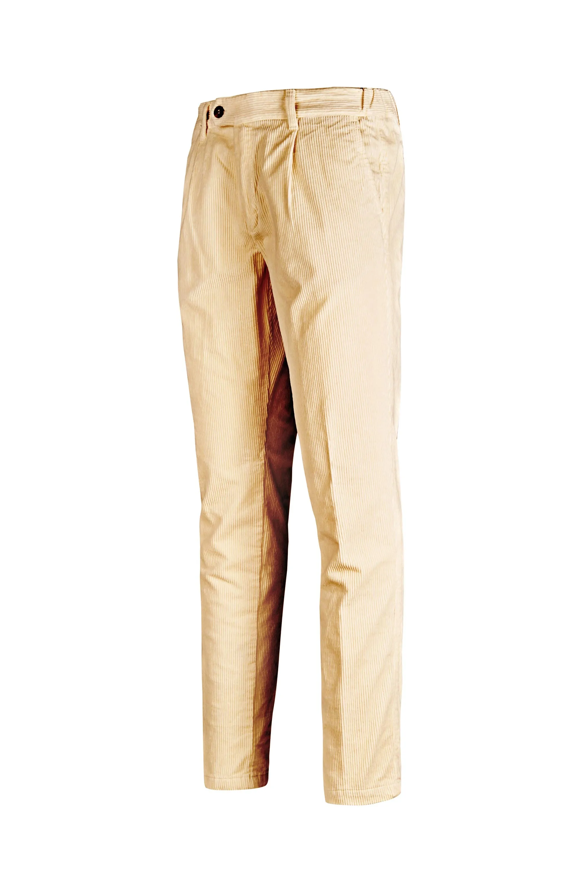 Pleated Corduroy Trousers