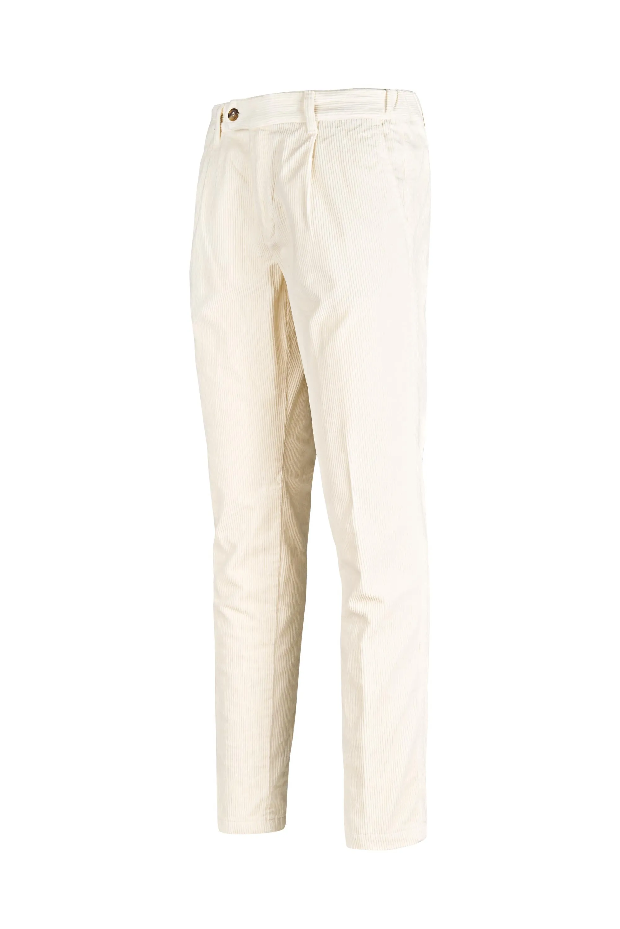 Pleated Corduroy Trousers