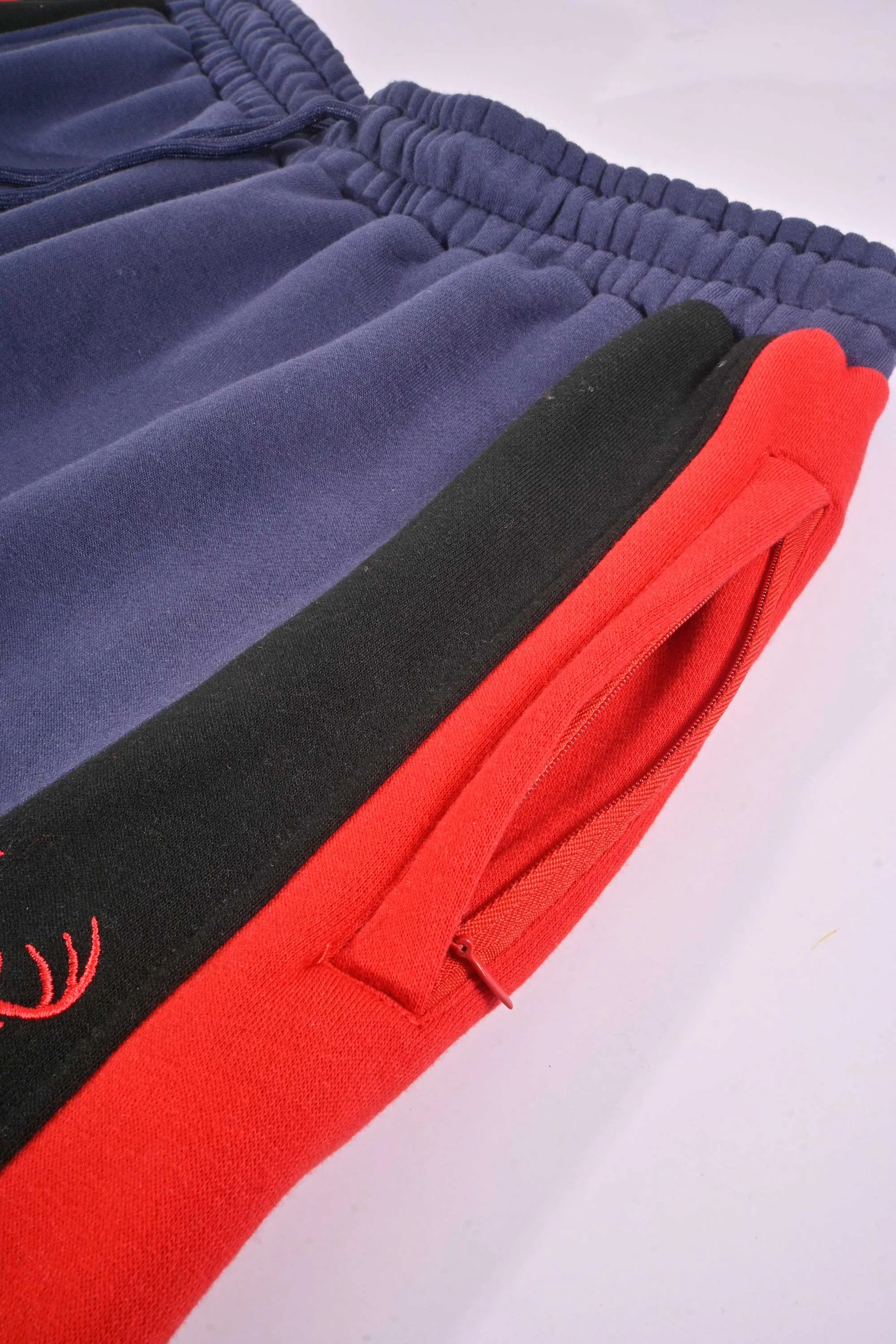 Polo Republica Deer Embroidered Contrast Side Panel Fleece Trousers