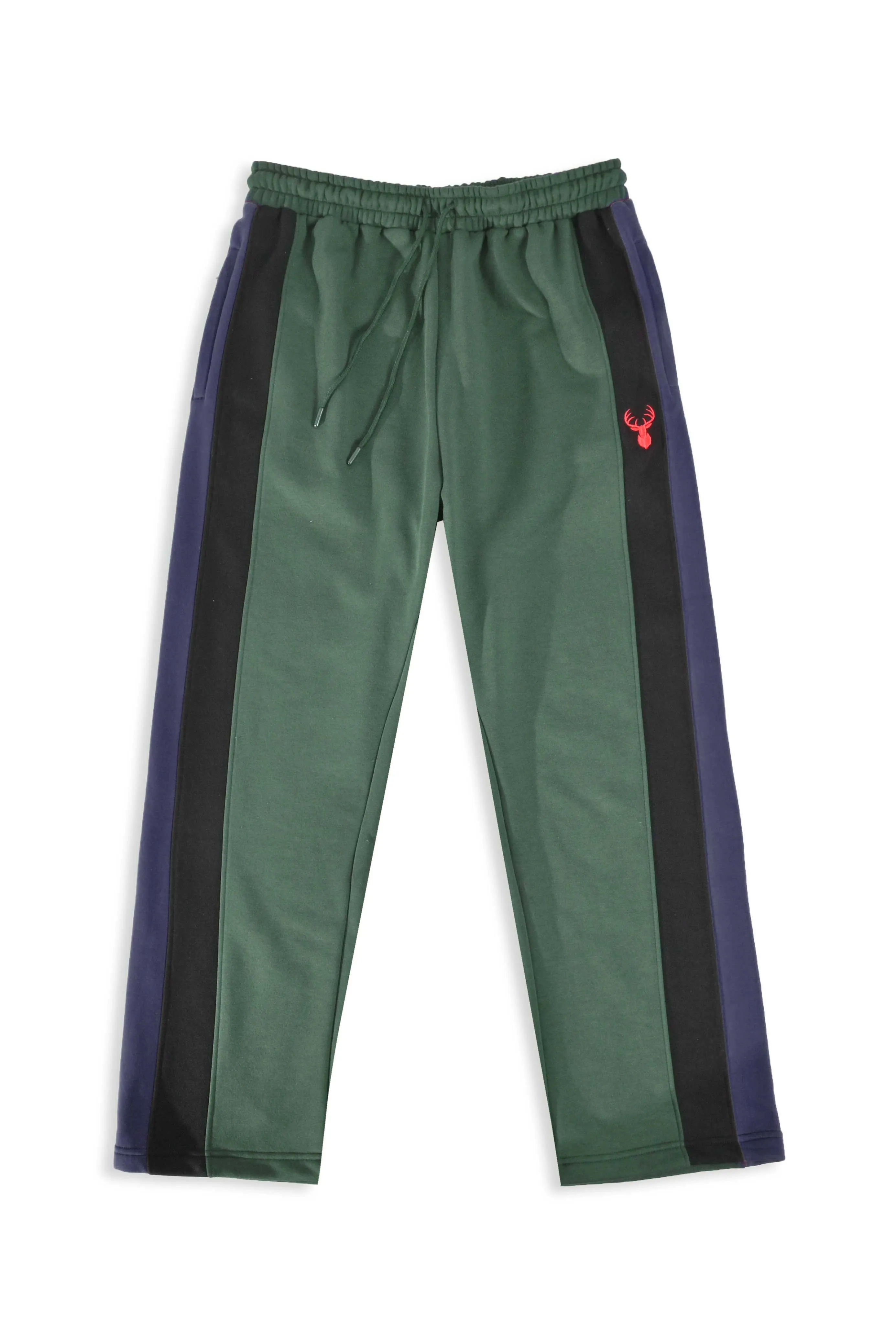 Polo Republica Deer Embroidered Contrast Side Panel Fleece Trousers