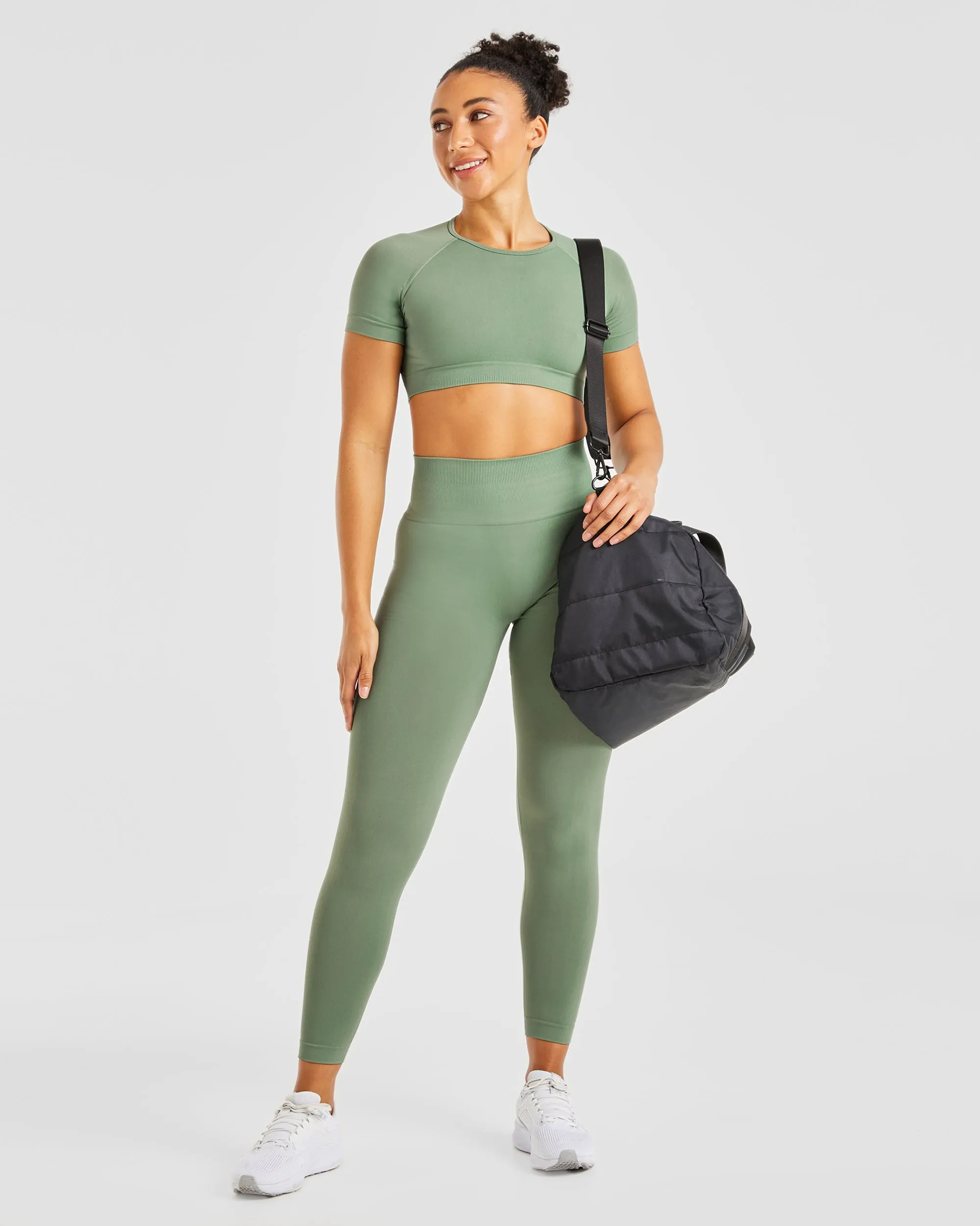 Power Seamless Leggings - Olive