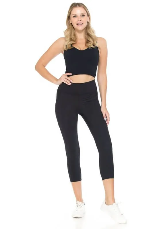 Premium Capri Pocket Yoga Leggings