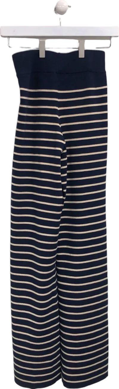 Pretty Lavish Navy and White Striped Trousers XS