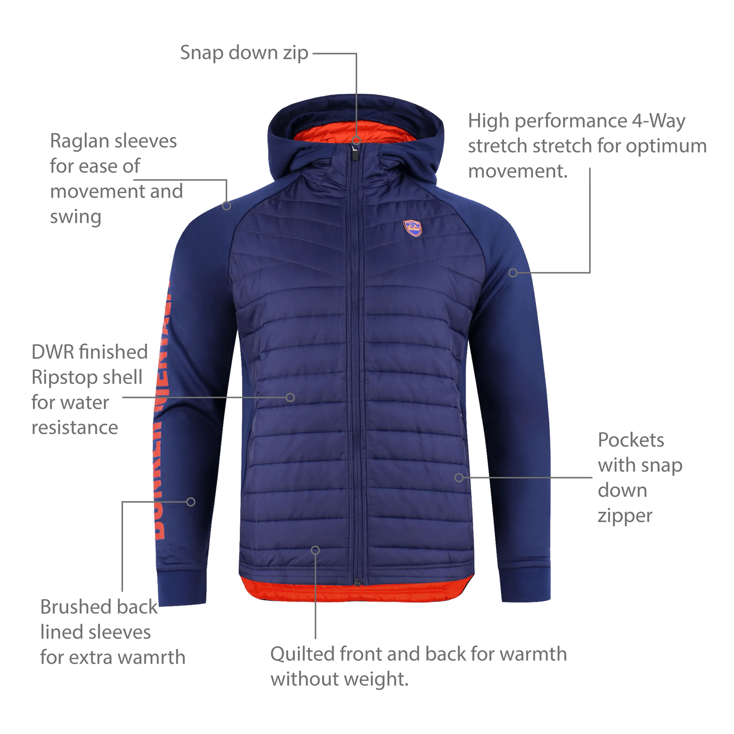 Puffer Caddy Tech Hoodie