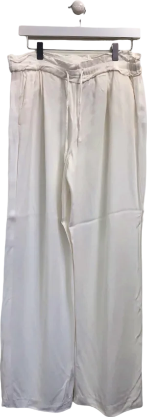 Reiss Ivory Wide Leg Trousers UK 12