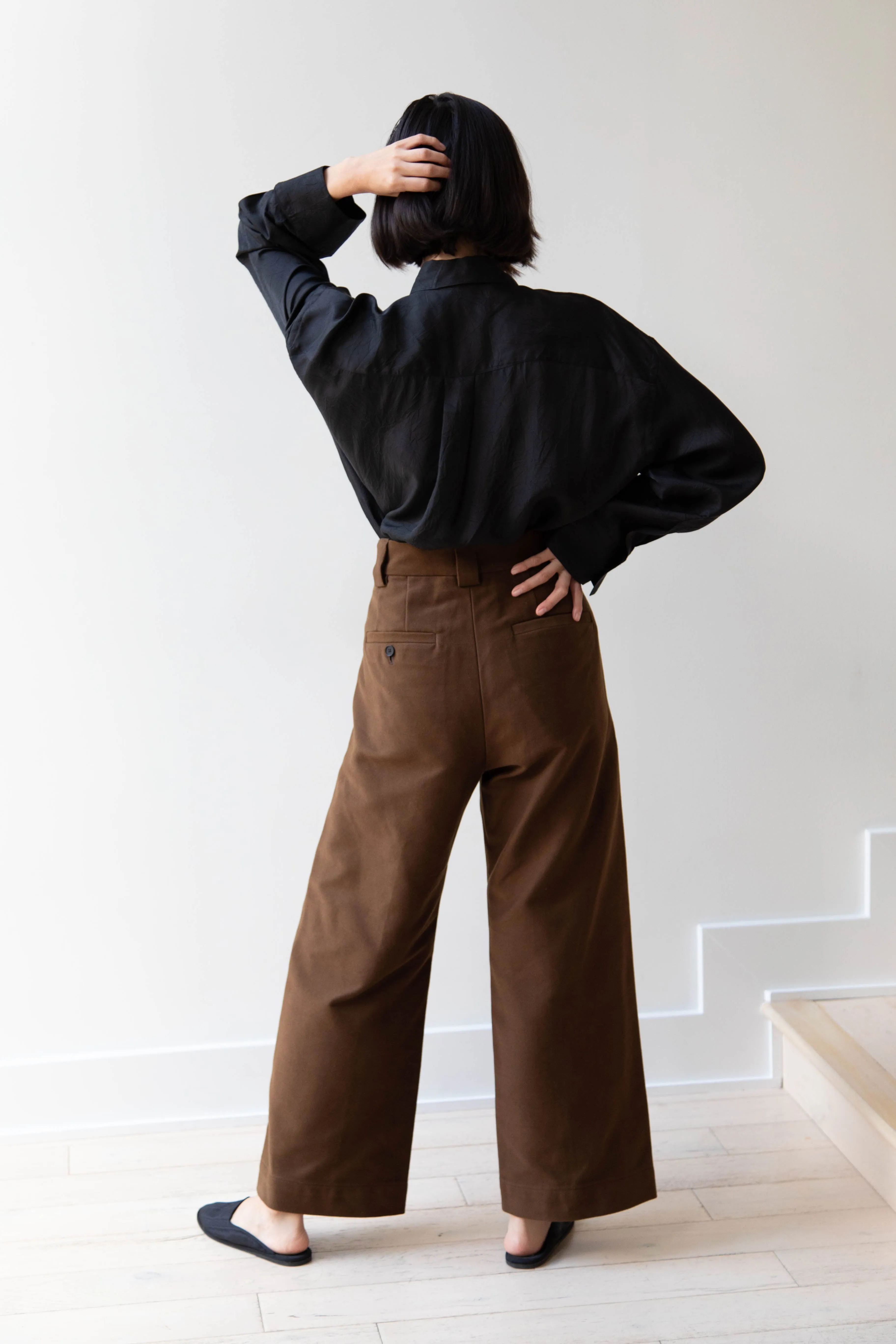 Sayaka Davis | Straight Leg Pants in Olive