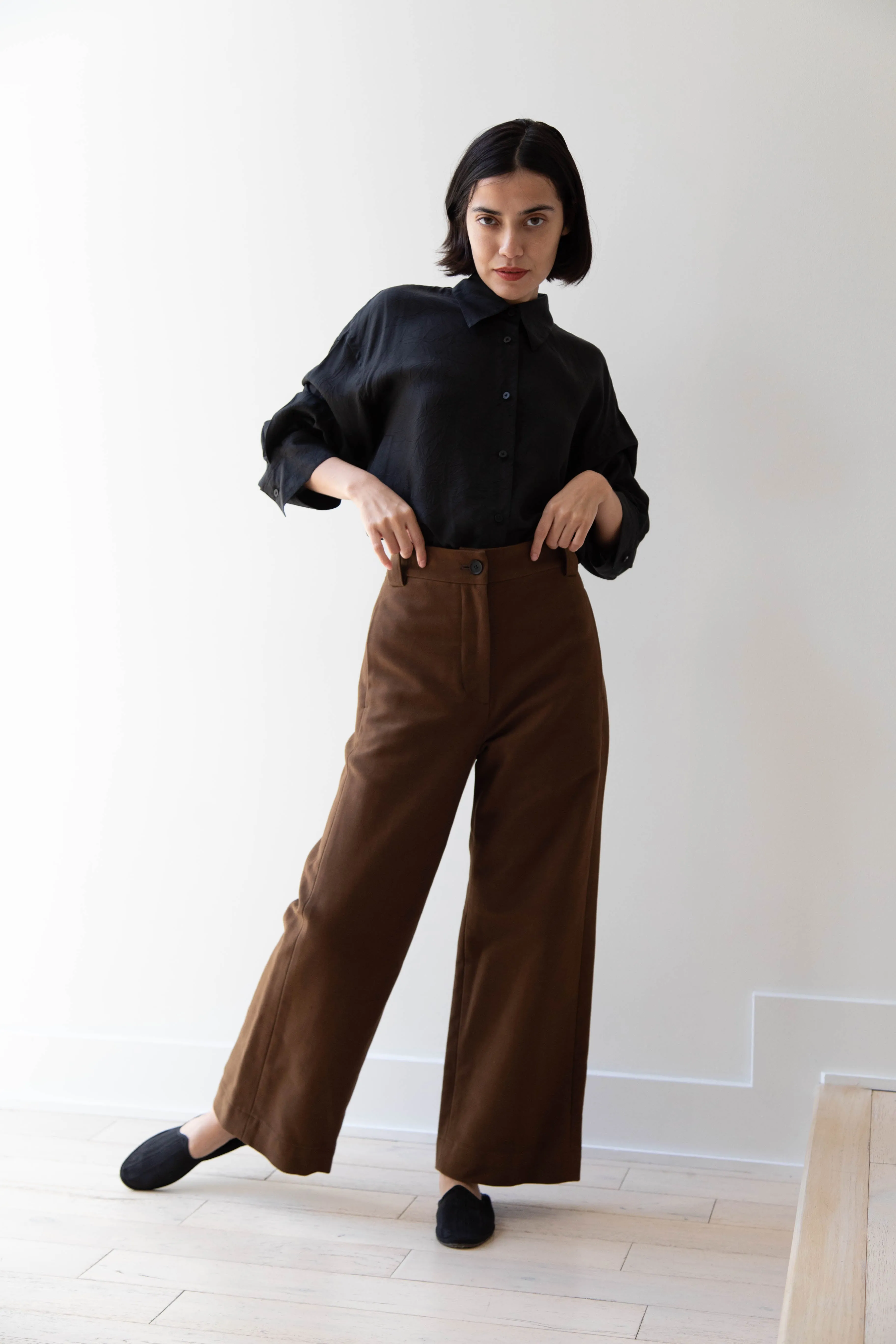 Sayaka Davis | Straight Leg Pants in Olive