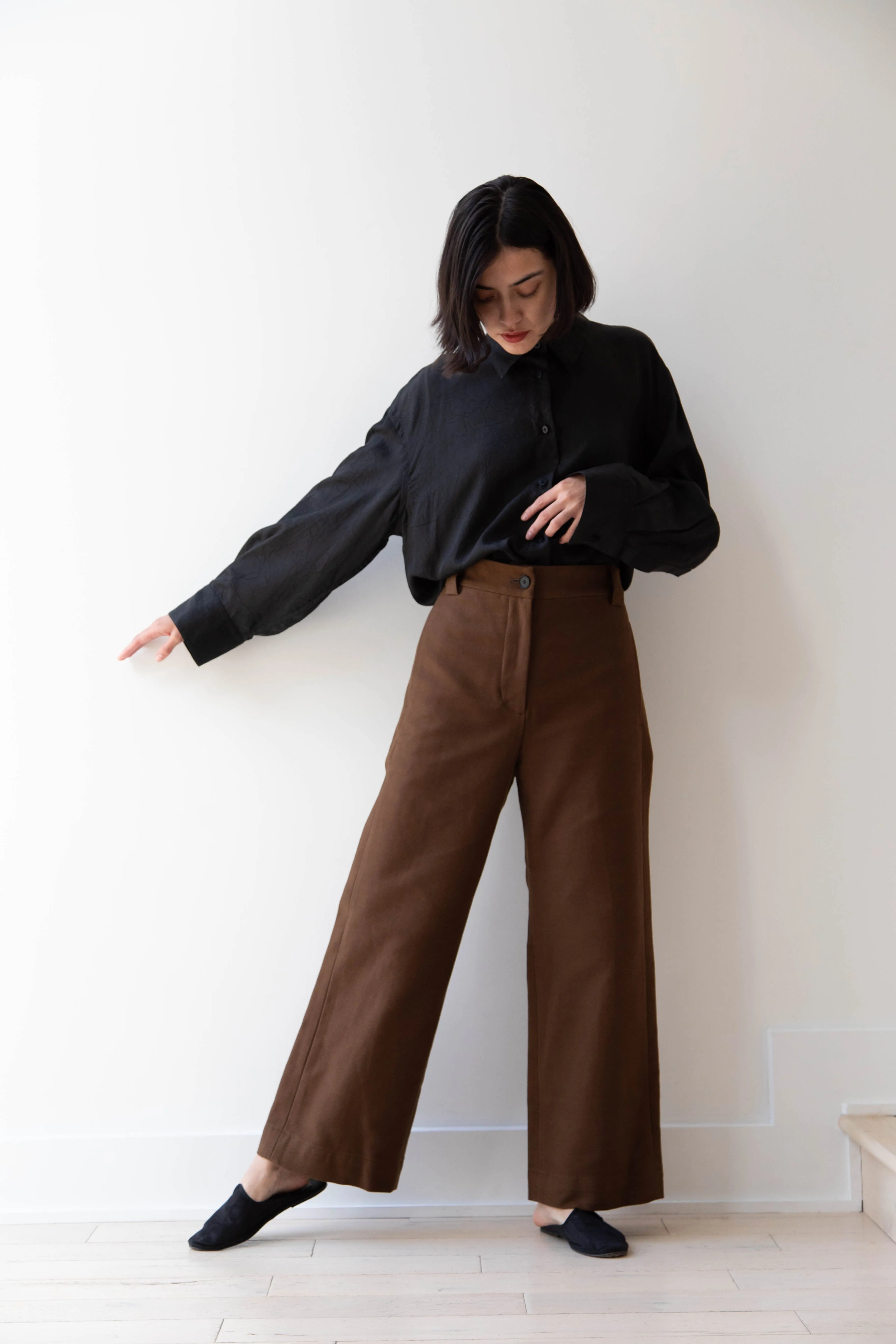 Sayaka Davis | Straight Leg Pants in Olive