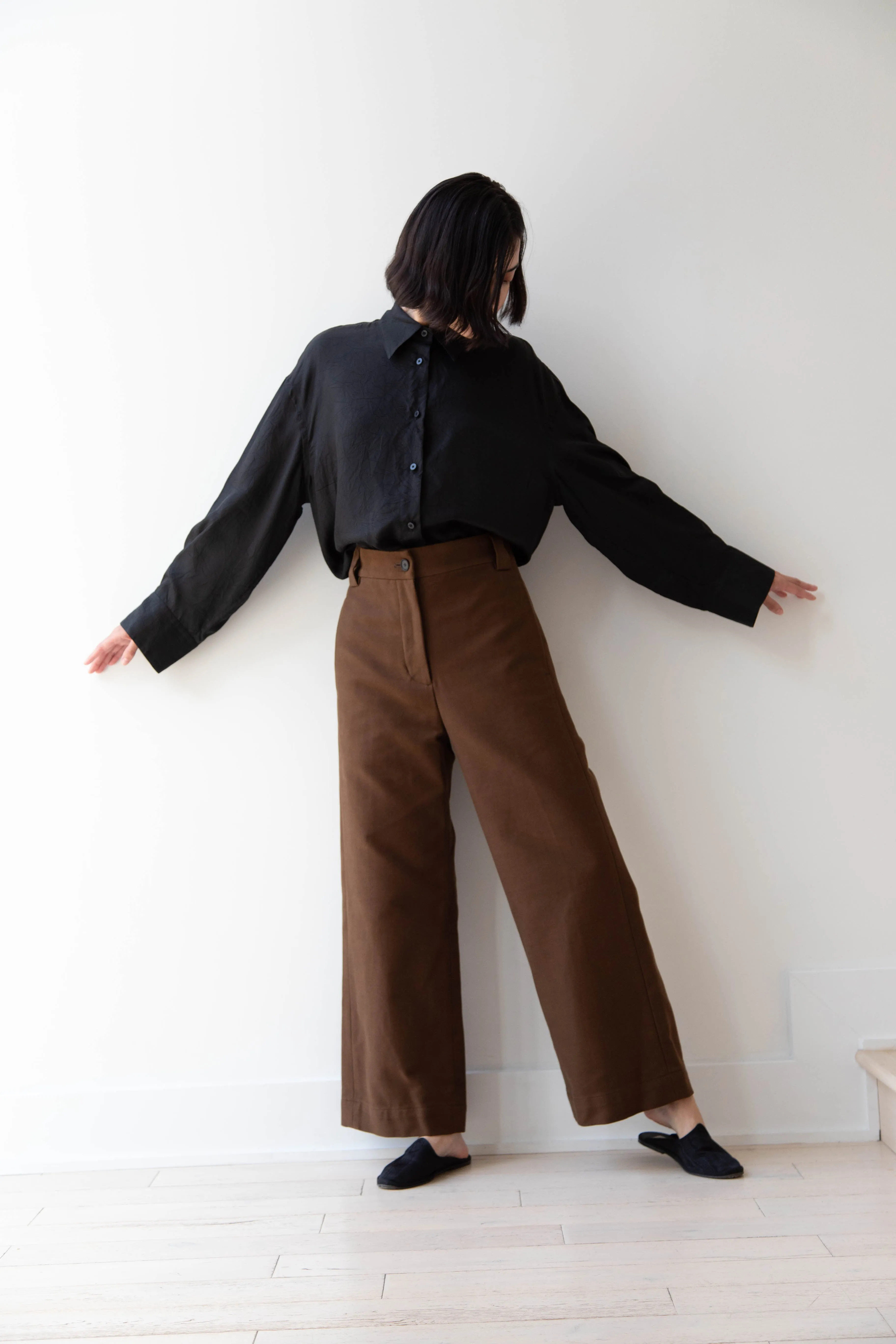 Sayaka Davis | Straight Leg Pants in Olive