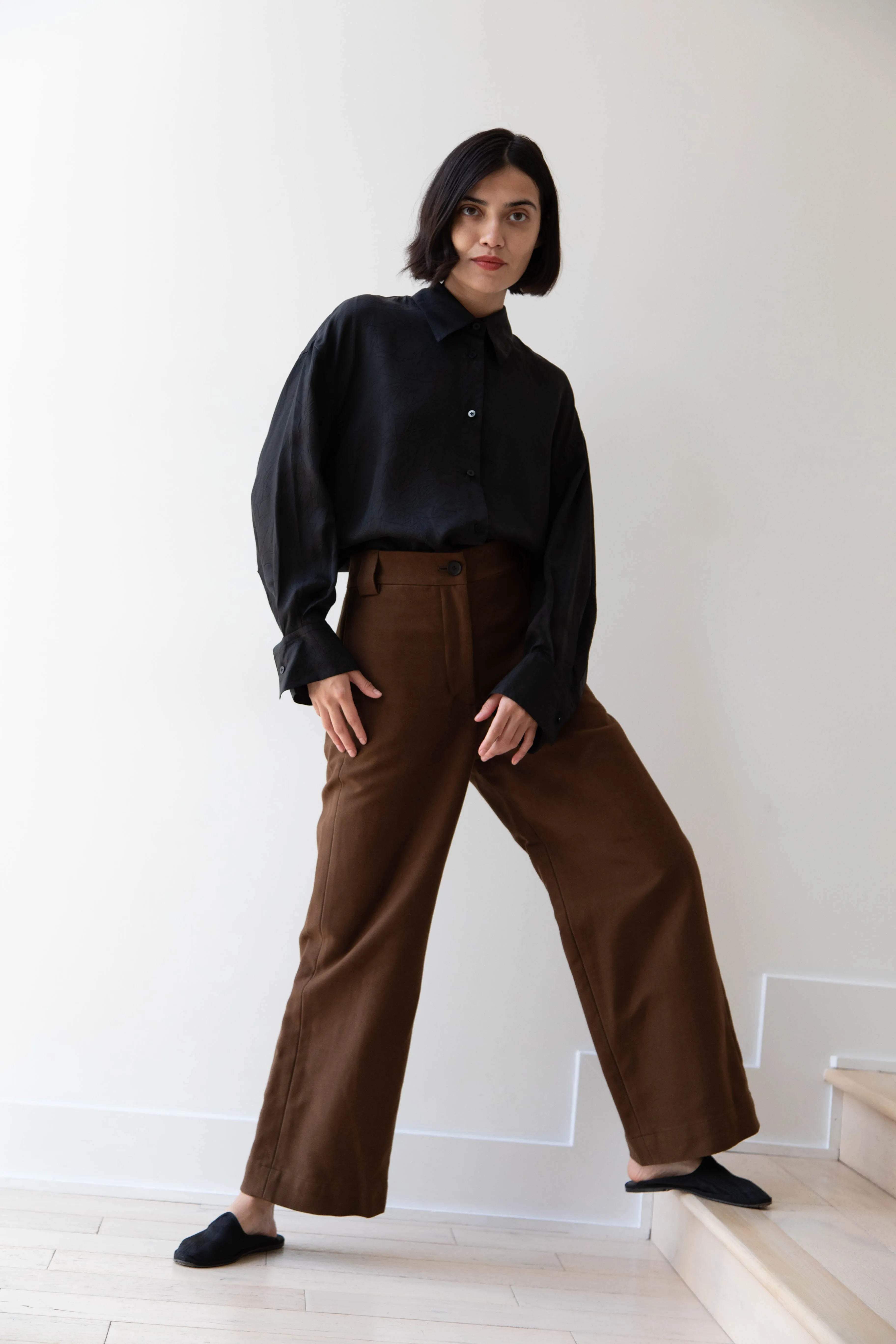 Sayaka Davis | Straight Leg Pants in Olive