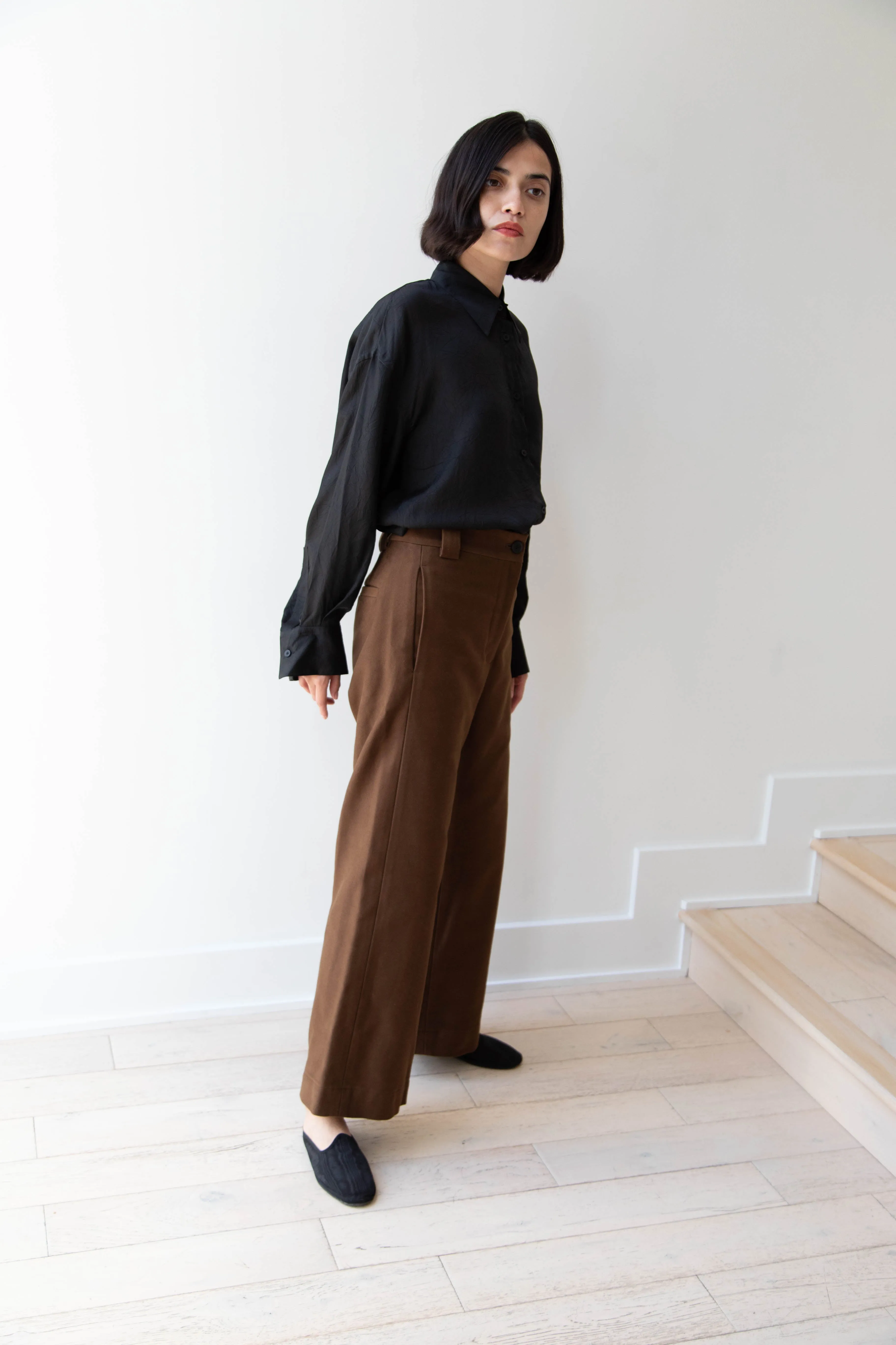 Sayaka Davis | Straight Leg Pants in Olive