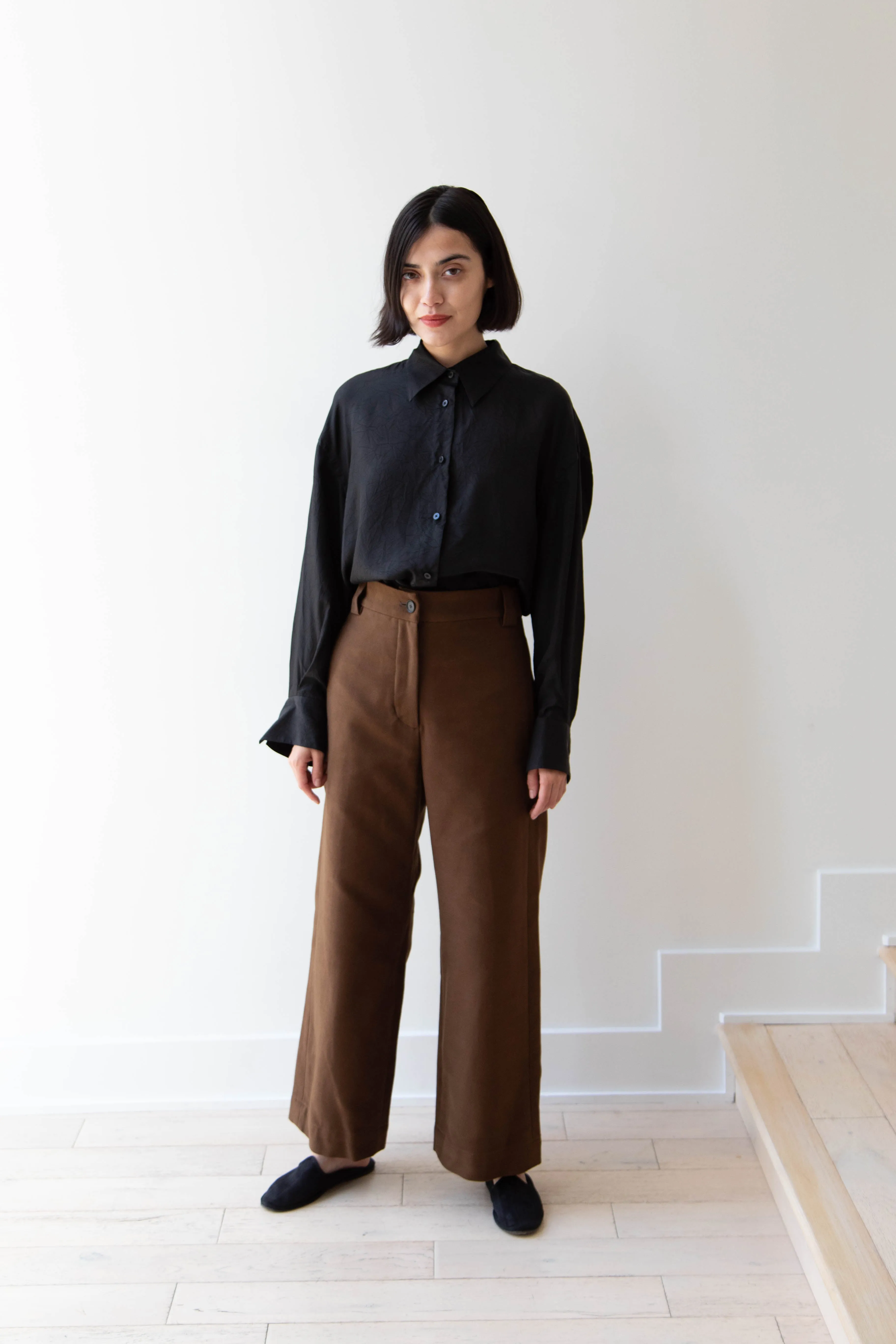 Sayaka Davis | Straight Leg Pants in Olive