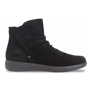 Scout Suede Black Ankle Boots