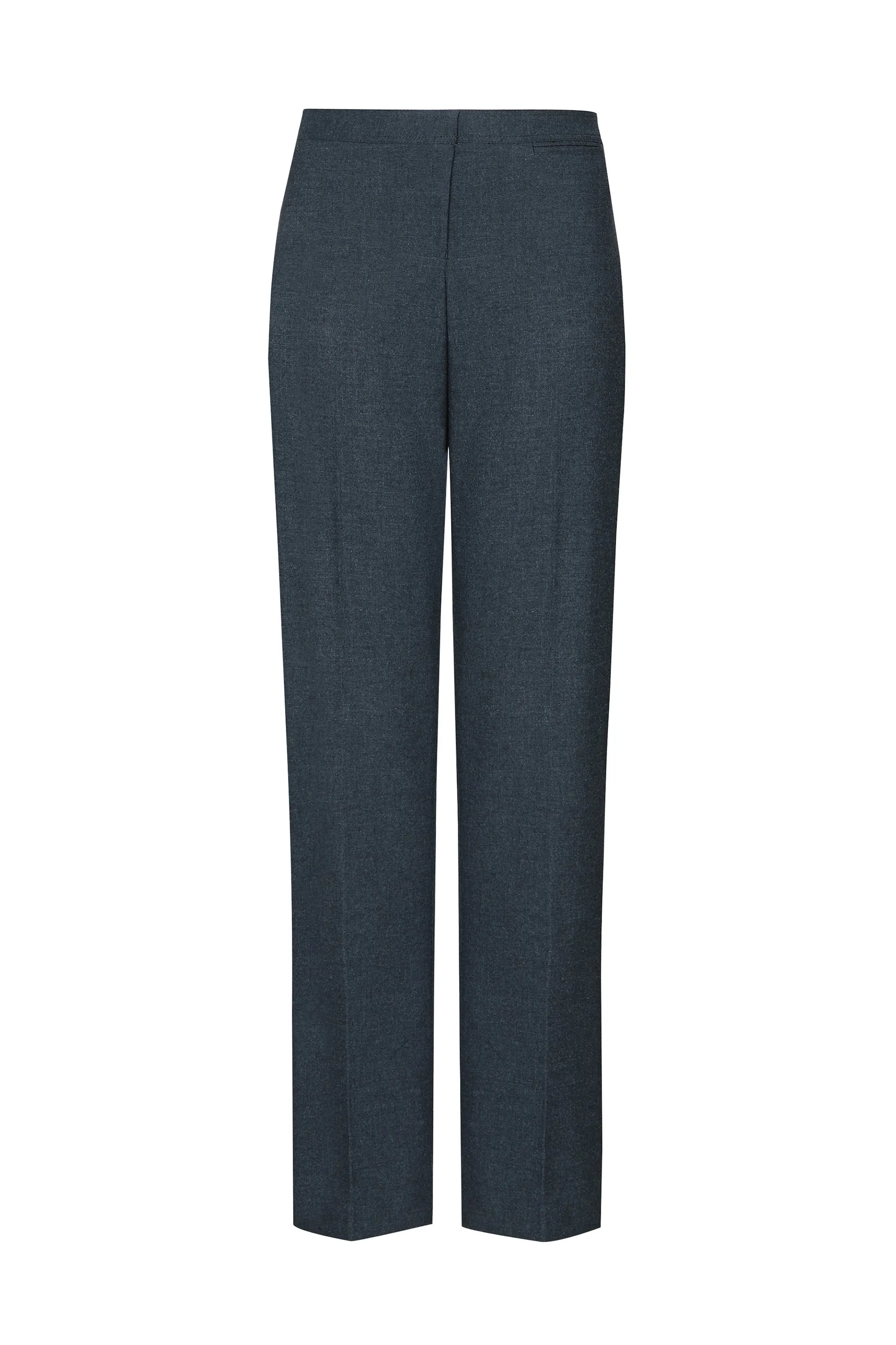 Senior Girls' Regular Fit School Trousers - Navy