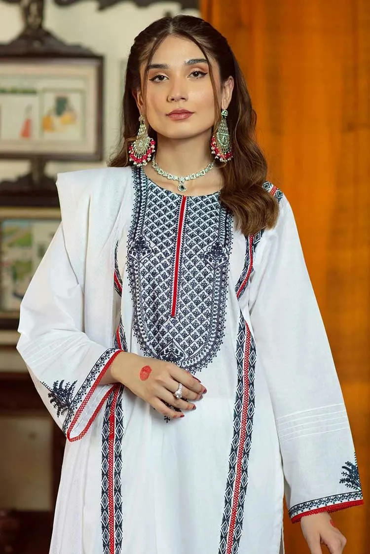 Shanyera - C3 - Afaq Embroidered Lawn 3-PC Suit