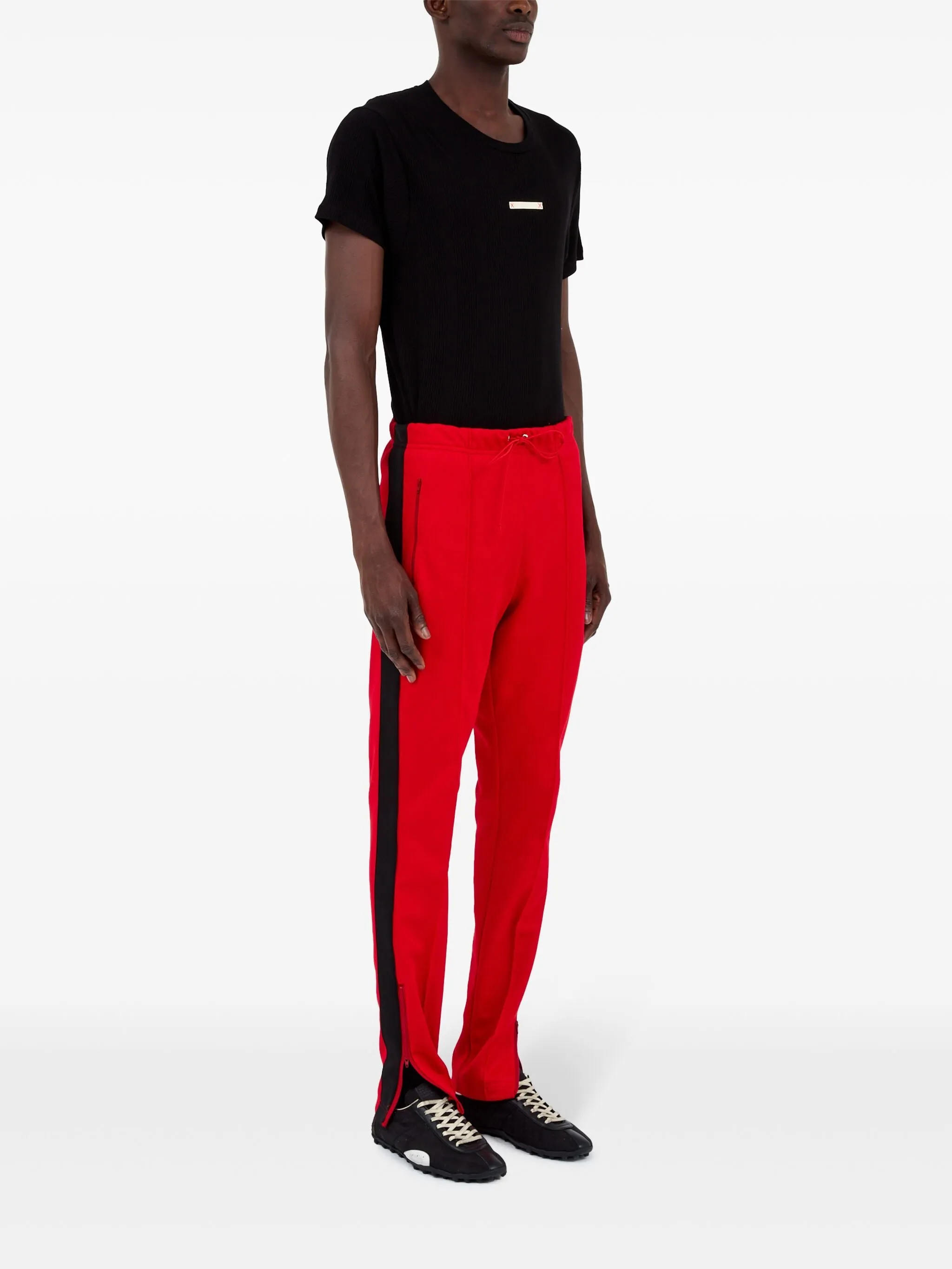 side-stripe track pants