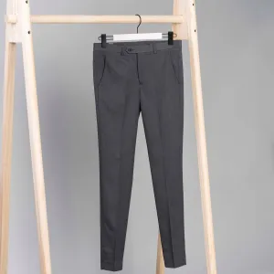 Silva Senior Boys Slimfit Trousers - Grey