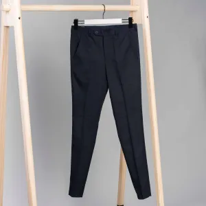 Silva Senior Boys Slimfit Trousers - Navy