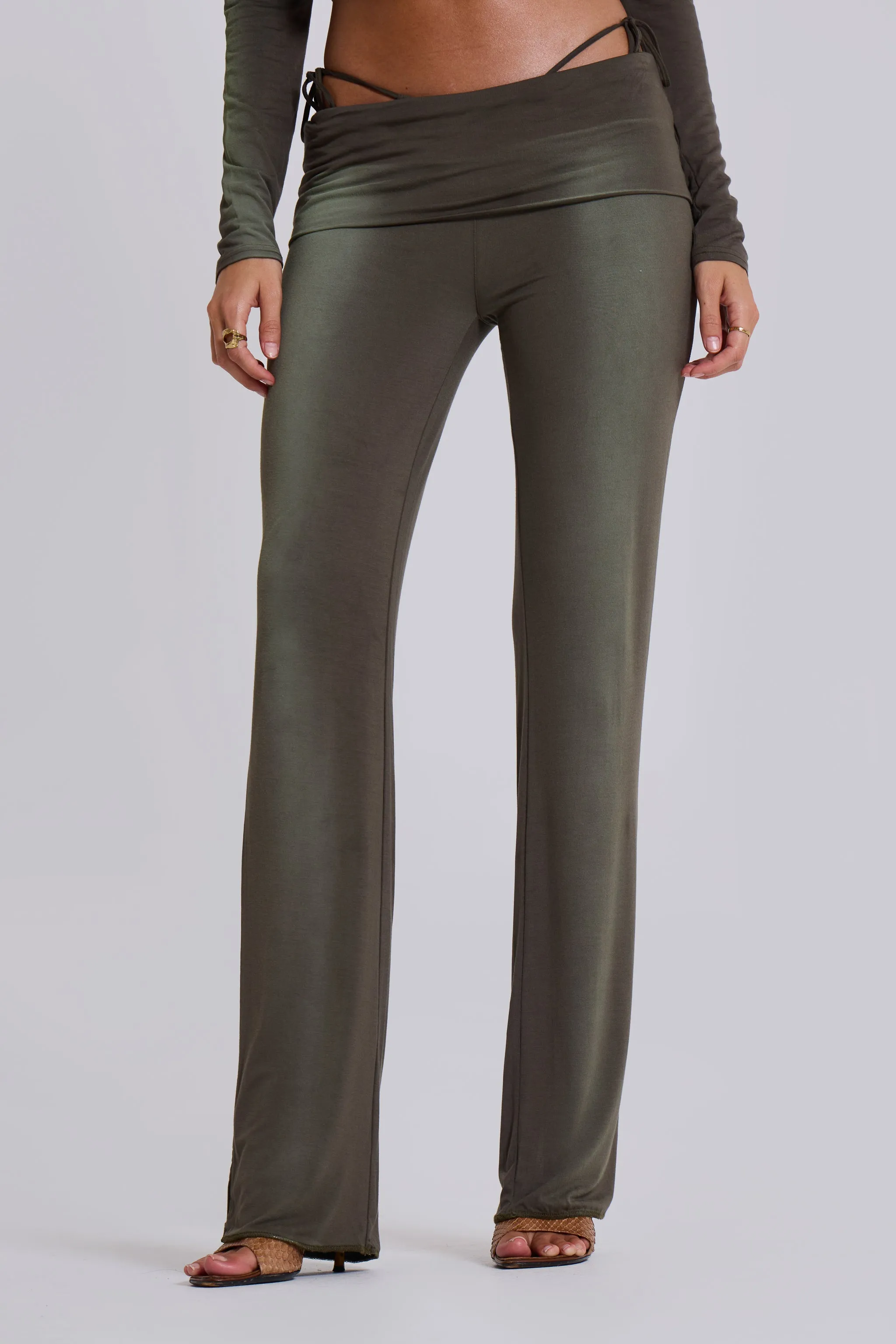 Tacha Fold Over Ombré Trousers