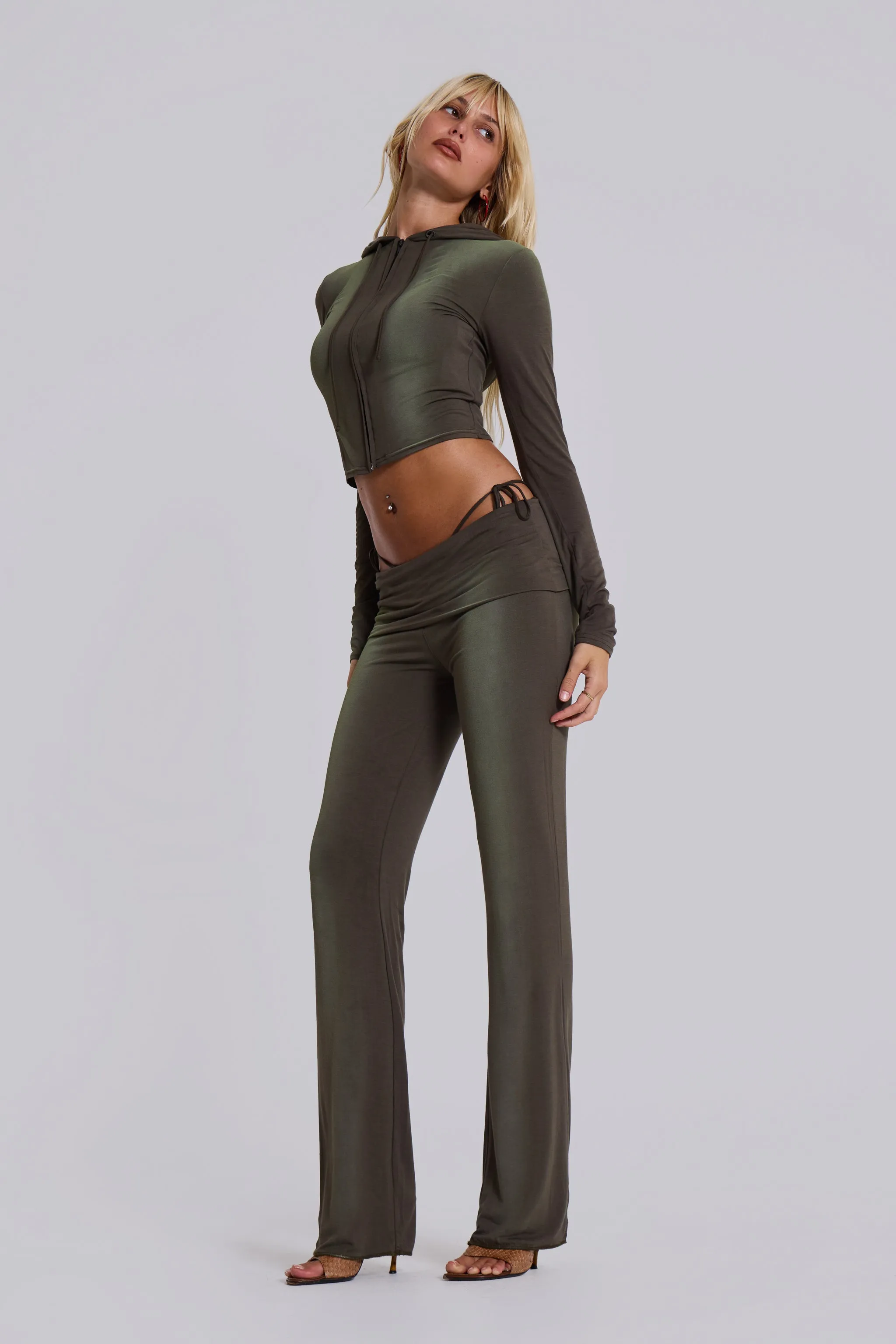 Tacha Fold Over Ombré Trousers