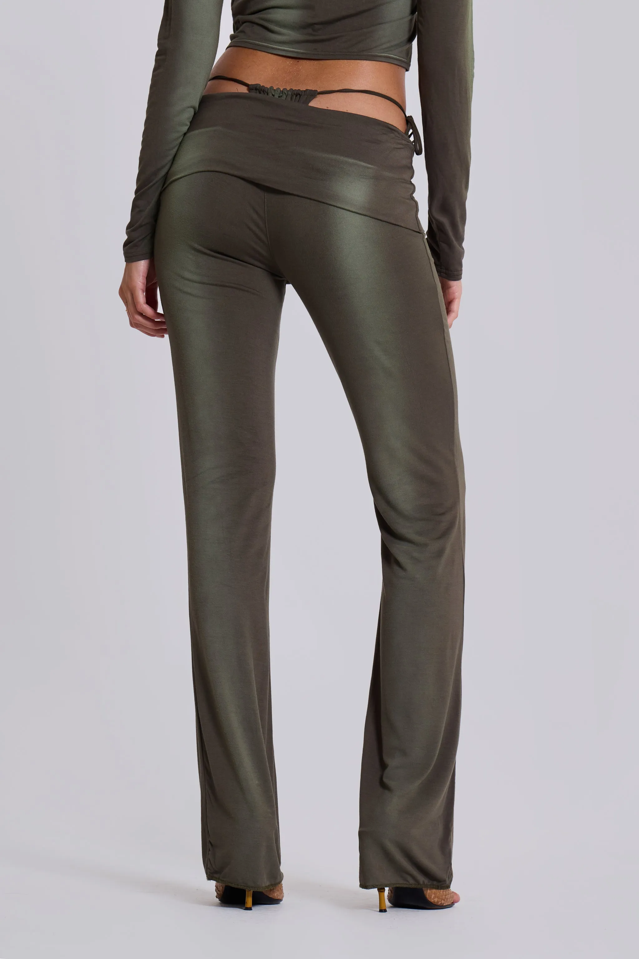 Tacha Fold Over Ombré Trousers