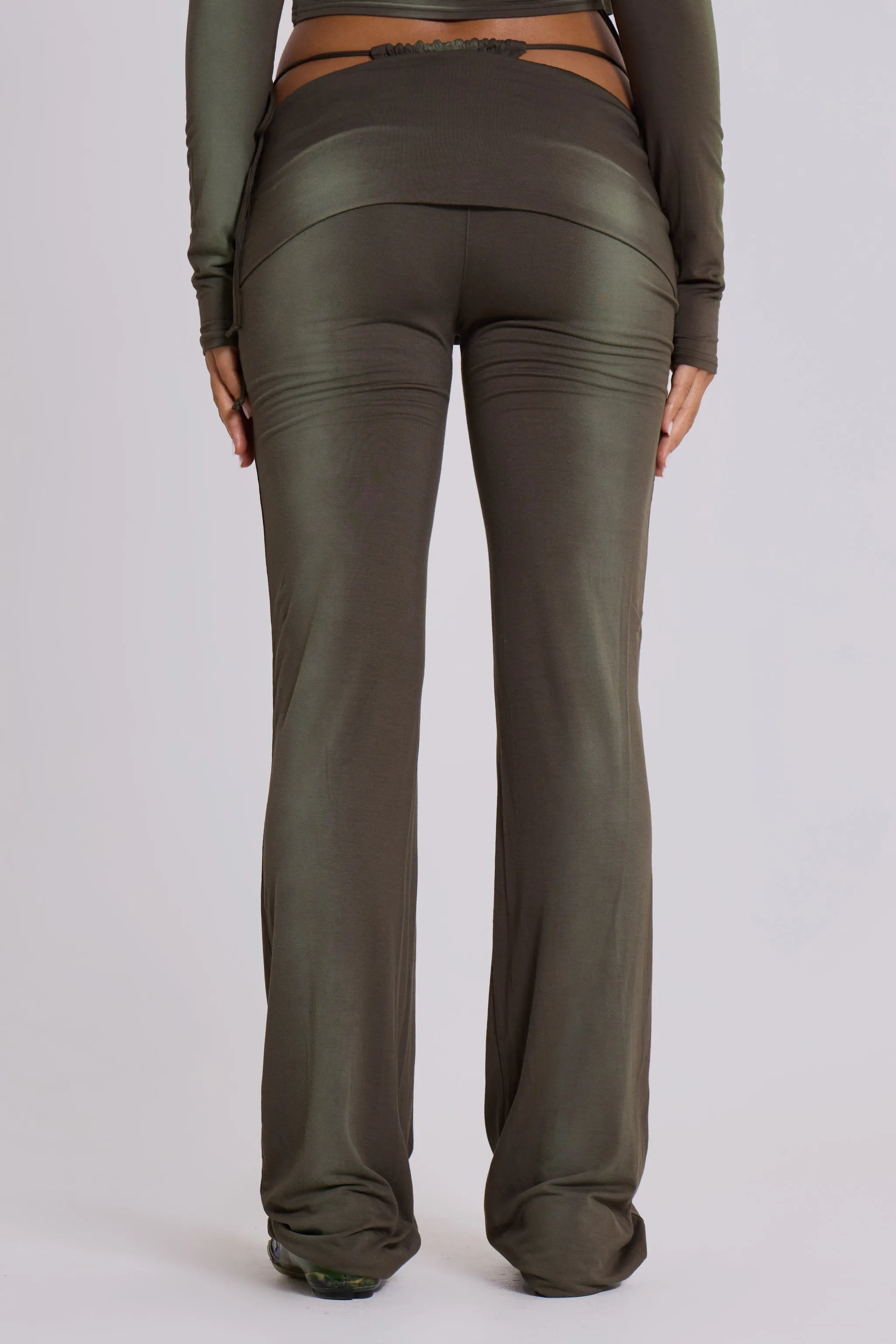 Tacha Fold Over Ombré Trousers