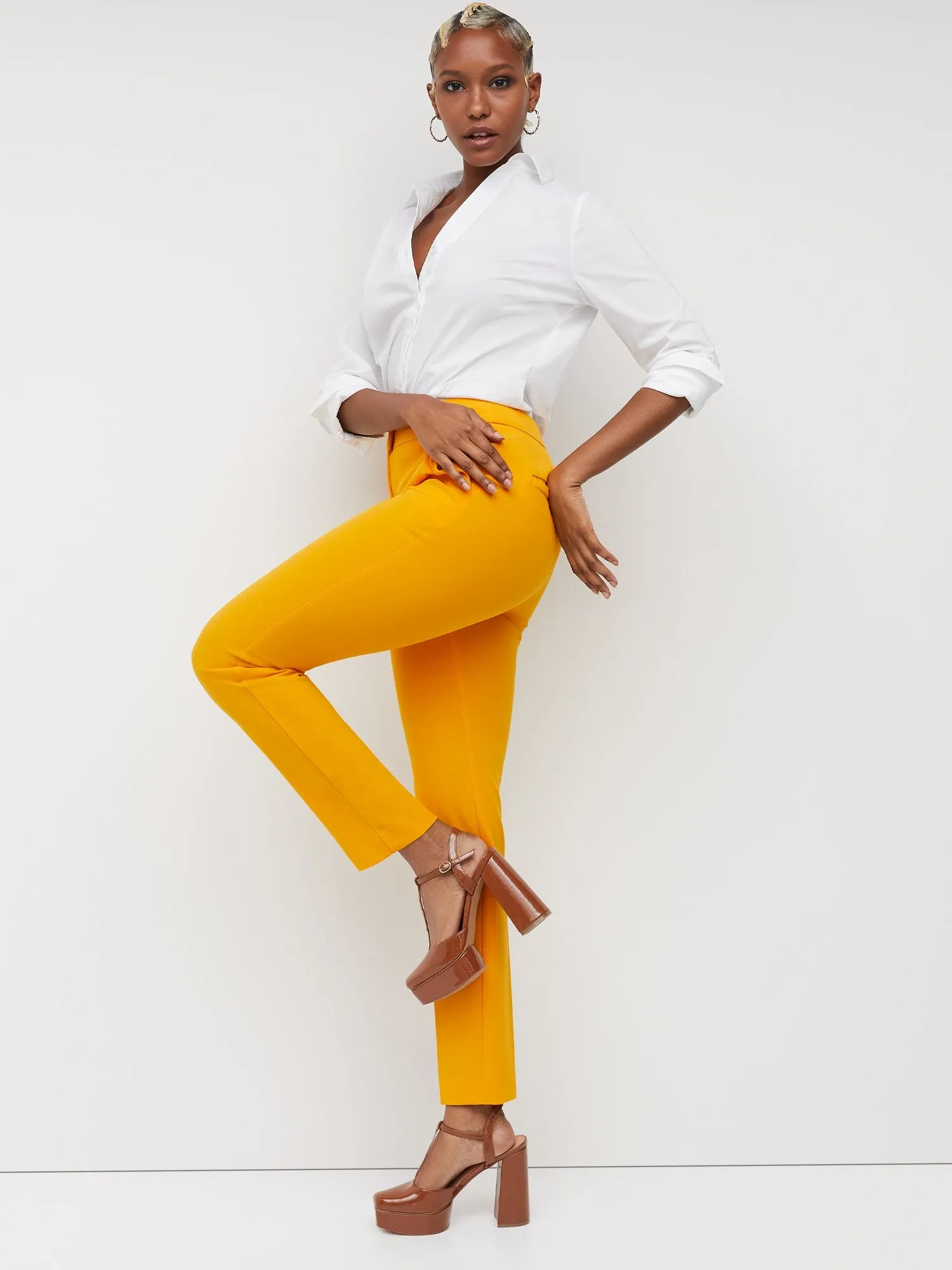 Tall Mid-Rise Slim-Leg Pant - Essential Stretch