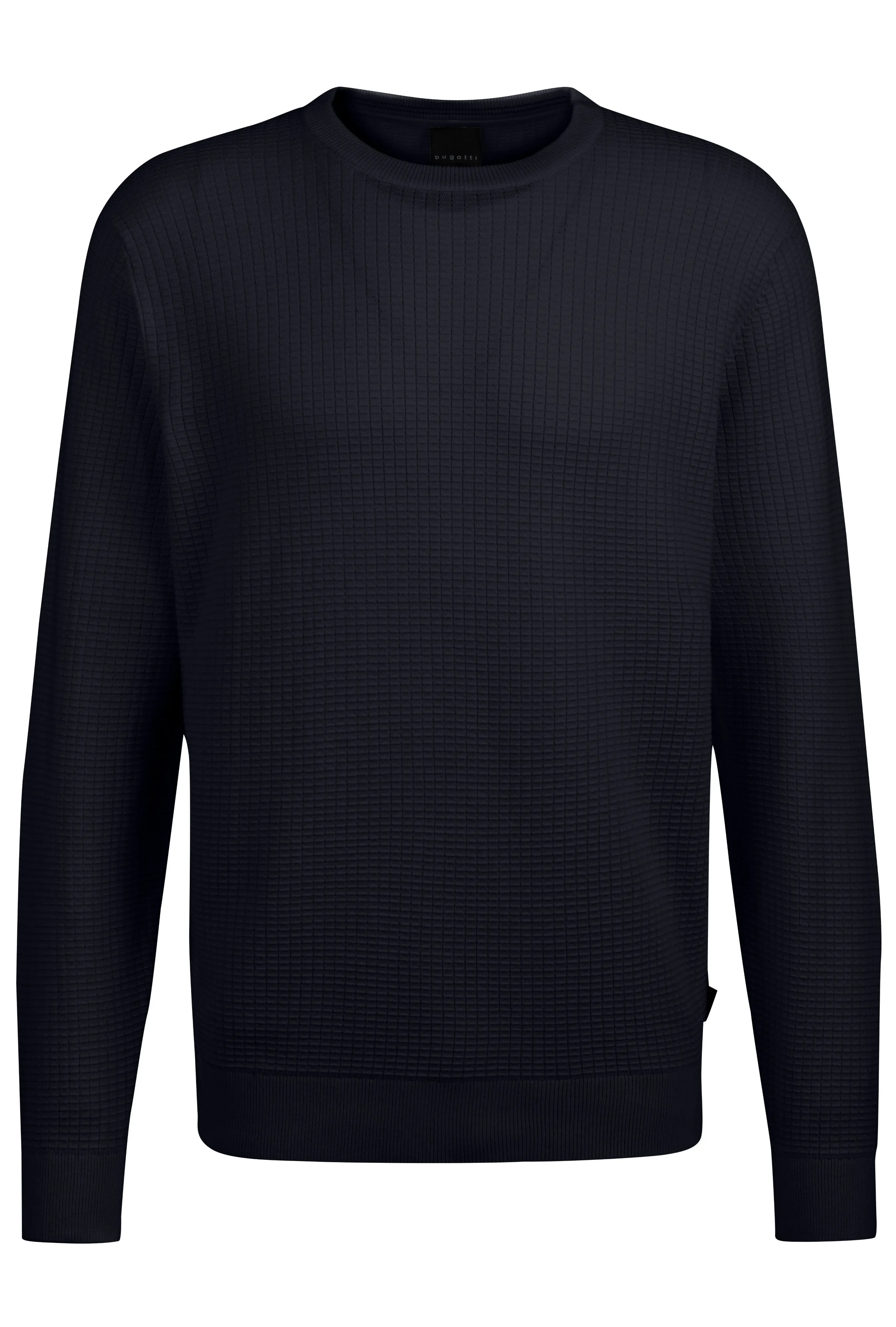 Textured Crew Neck Pullover