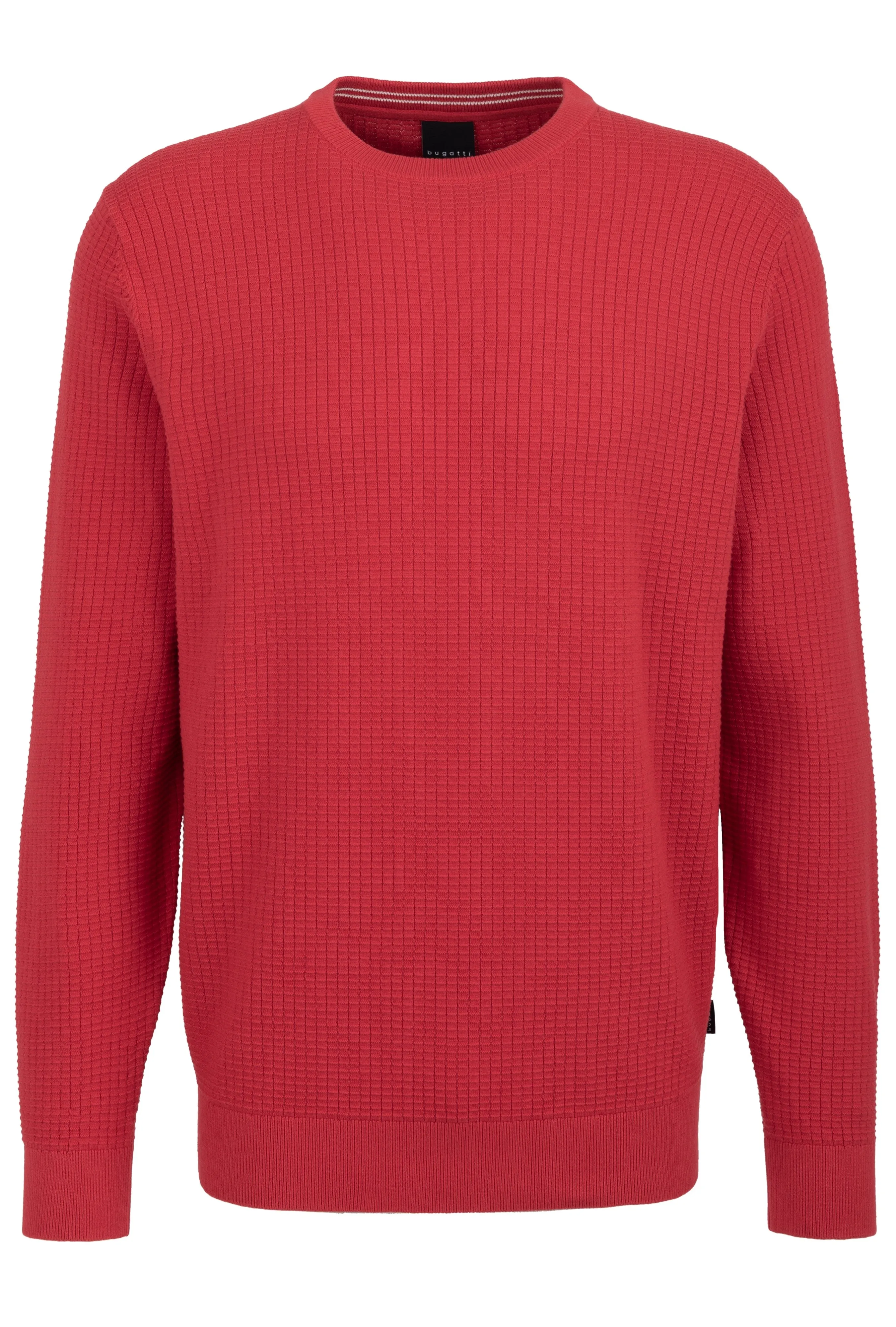 Textured Crew Neck Pullover