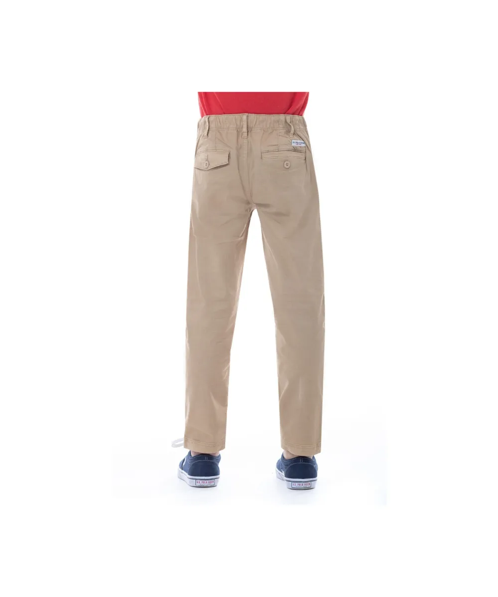 US POLO KIDS CHINO TROUSERS