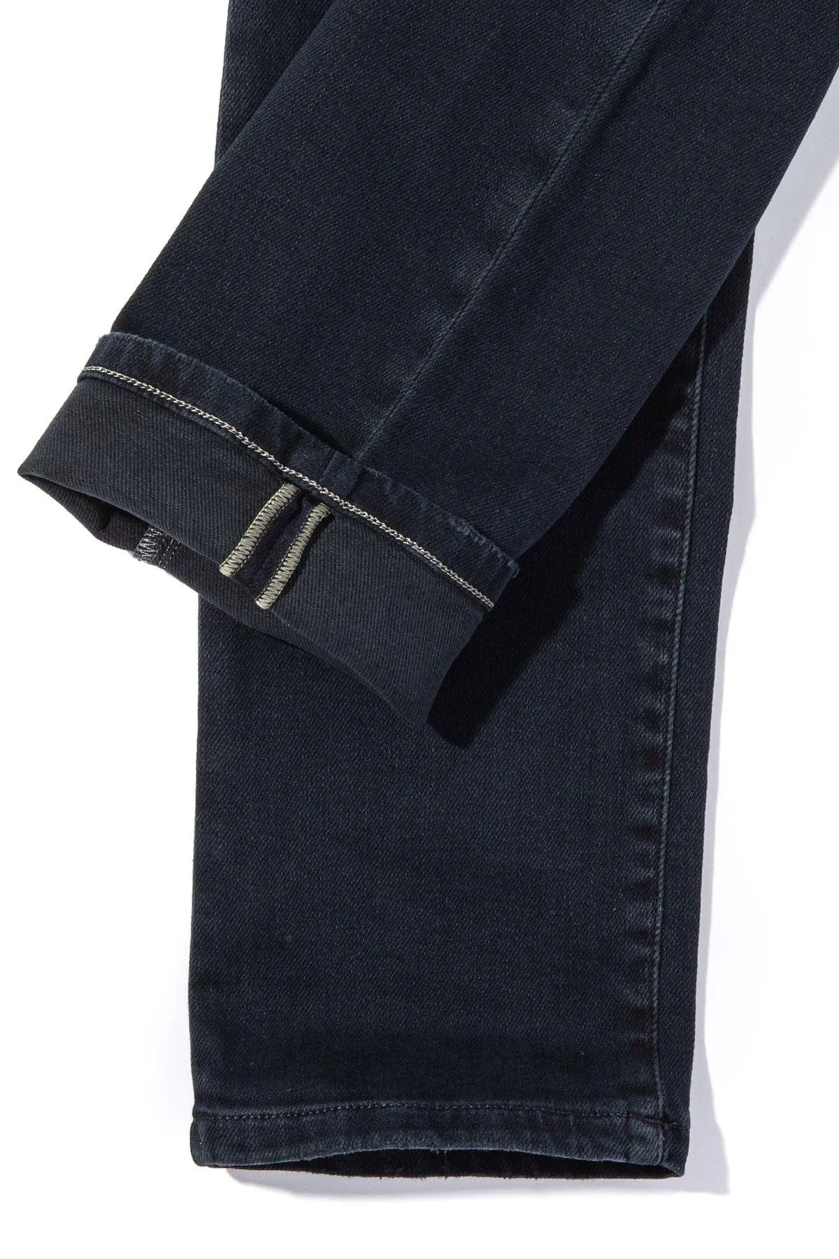 Waylon Over-Dyed Stretch Denim In Nero