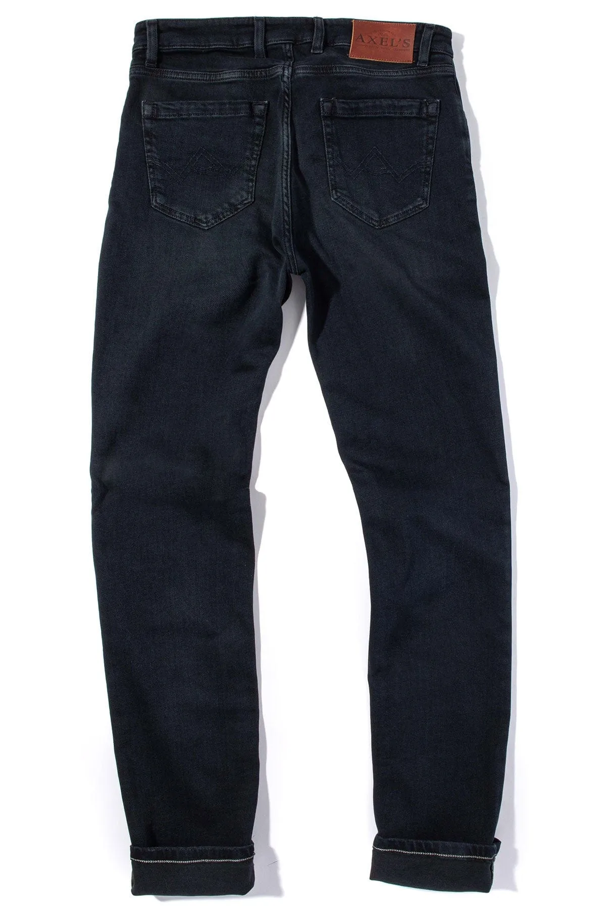 Waylon Over-Dyed Stretch Denim In Nero