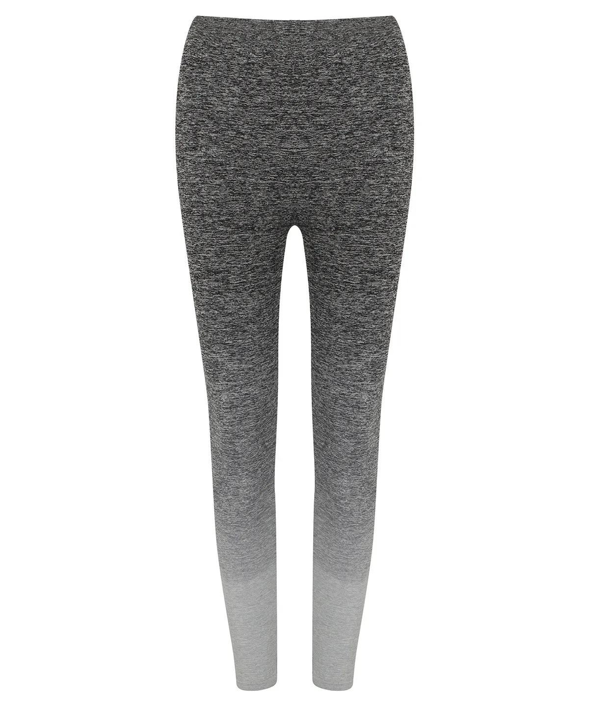 Womens seamless fade out leggings | Dark Grey/Light Grey Marl