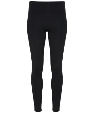 Womens TriDri® performance compression leggings | Black