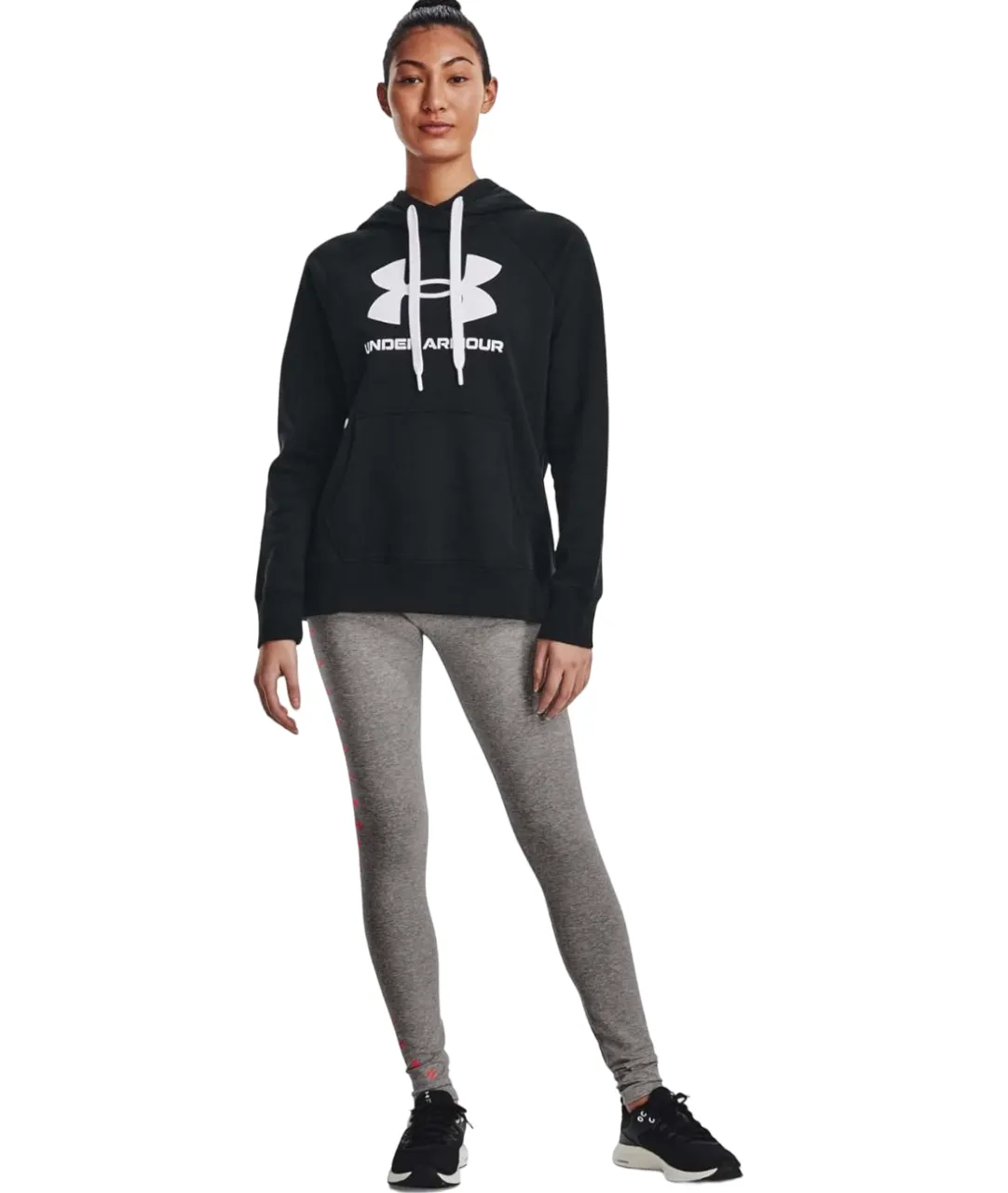 Womens Under Armour Graphic Grey Workout Leggings